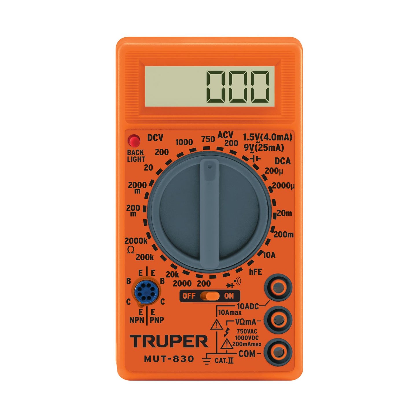 MULTIMETRO BASICO DIGITAL TRUPER