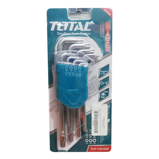 JUEGO D/LLAVES TORX 9 PZS TOTAL