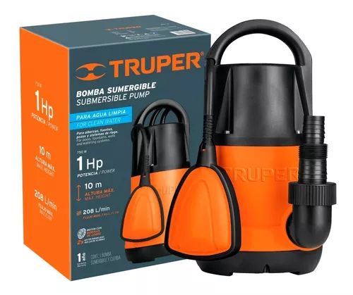 BOMBA SUMERGIBLE 1/2 HP (AGUA LIMPIA)