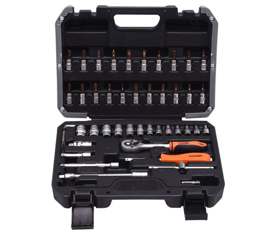 CAJA D/CUBOS 1/4" HARDEN (46PZS)