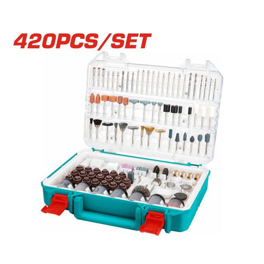 JUEGO DE ACCESORIOS PARA MOTOTOOL 420 PIEZAS TOTAL