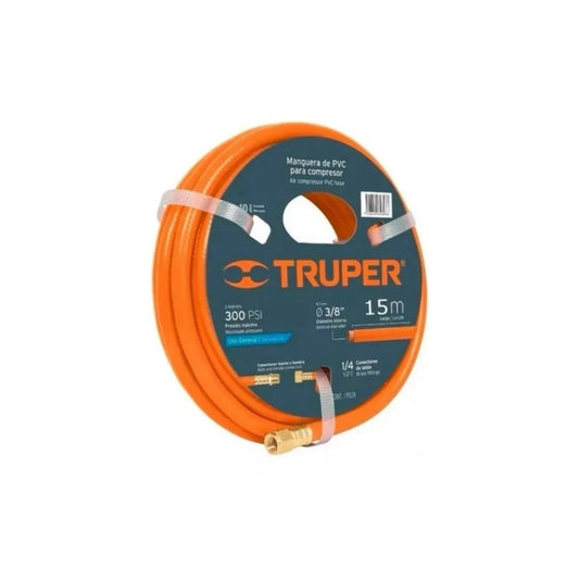 MANGUERA P/COMPRESOR 3/8" / 15 M TRUPER