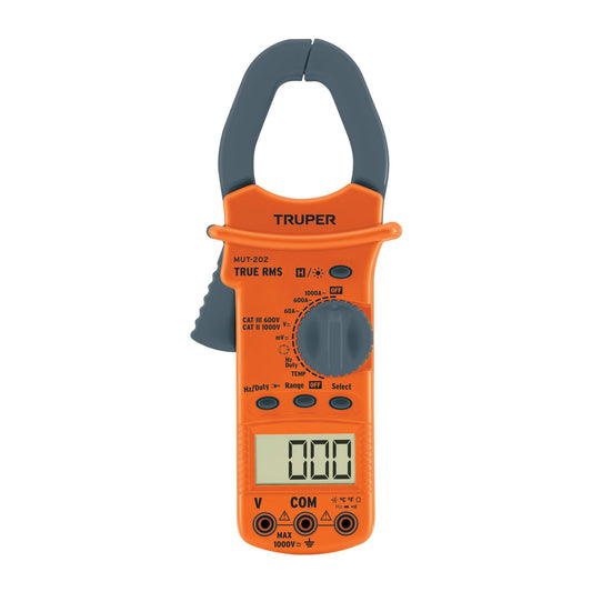 MULTIMETRO D/GANCHO DIGITAL TRUPER