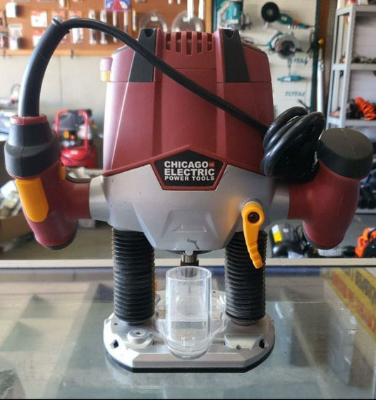 ROUTER ELECTRICO 1/4" / 1.5 HP CHICAGO ELECTRIC